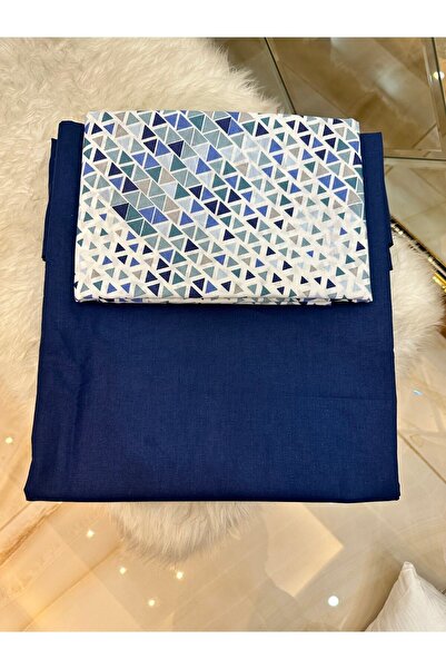 Özcan Ev Tekstil Life Single Sheet Pillow Set Navy Blue