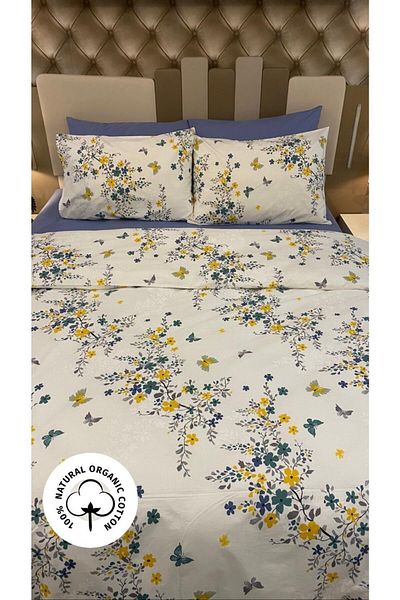 Özcan Ev Tekstil 100% Cotton Single Duvet Cover Set