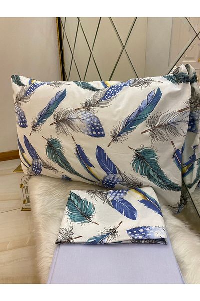 Özcan Ev Tekstil Ranforce Double Sheet Pillow Set 100% Cotton