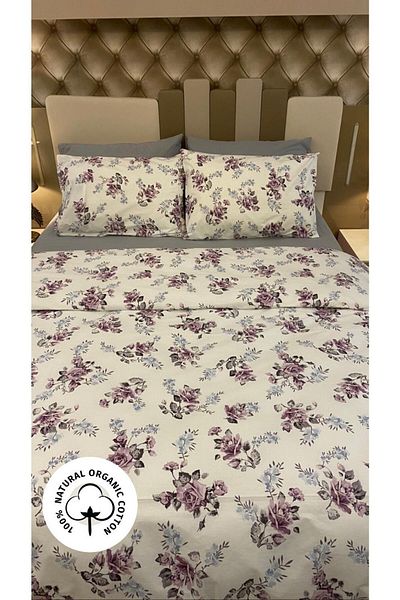 Özcan Ev Tekstil 100% Cotton Single Duvet Cover Set