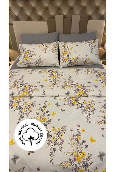 Özcan Ev Tekstil Cotton Double Duvet Cover Set