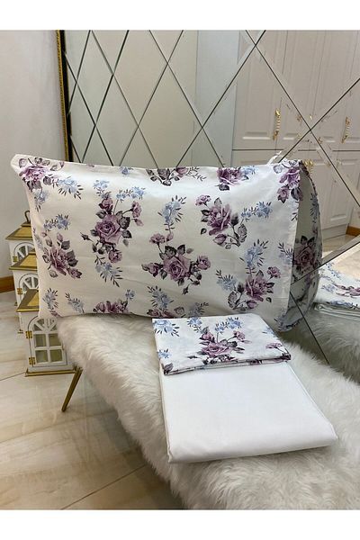 Özcan Ev Tekstil طقم وسائد مطاطية من رانفورس 100% قطن