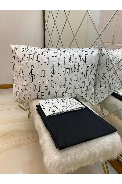 Özcan Ev Tekstil Ranforce Elastic Sheet Pillow Set 100% Cotton