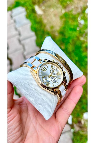 pullmarkt Bracelet + Wristwatch Set (Watch and Bracelet Set)