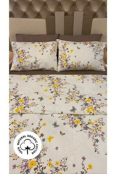 Özcan Ev Tekstil Cotton Single Duvet Cover Set