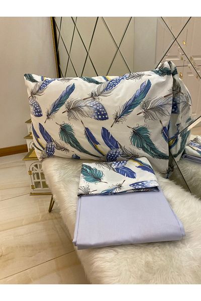 Özcan Ev Tekstil Ranforce Double Sheet Pillow Set 100% Cotton