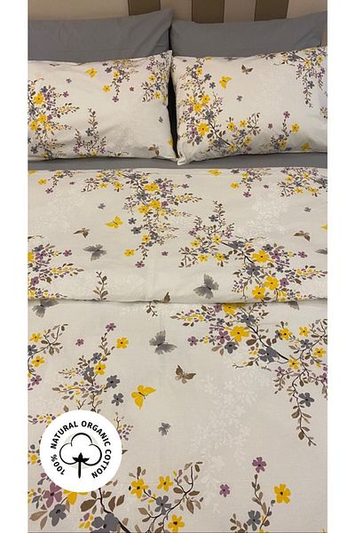 Özcan Ev Tekstil 100% Cotton Single Duvet Cover Set