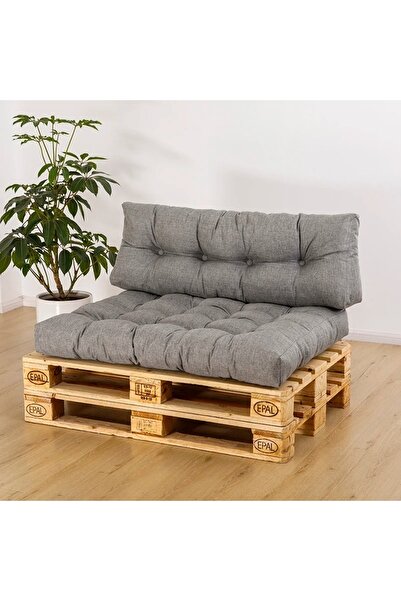 Rual Su Geçirmez Kumaş Bahçe&balkon Palet Üstü Sırt Dayamalı Özel Dolgulu Kal...