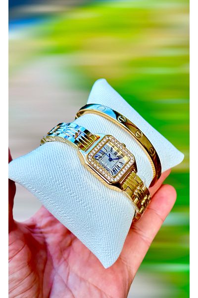 pullmarkt Bracelet + Wristwatch Set (Watch and Bracelet Set)