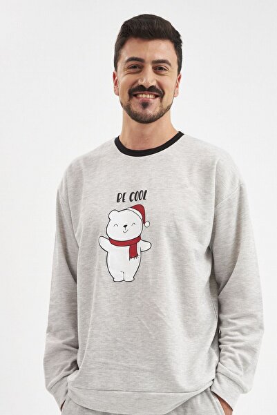 LILIAN Be Cool Women Men Lover Combination Two Thread Sweatshirt