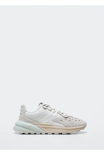 MANGO Woman White Women's Sneaker 37065132