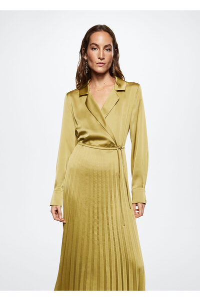 MANGO Woman Rochie de damă verde 37074017