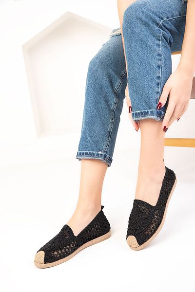 SOHO Women's Black Ballerinas 18050