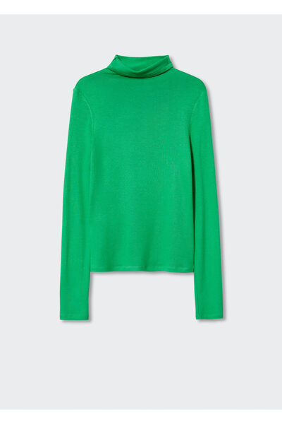 MANGO Woman Πράσινο Γυναικείο T-Shirt 37097757