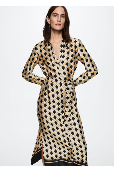 MANGO Woman Rochie Sari Femei Adult 37095967