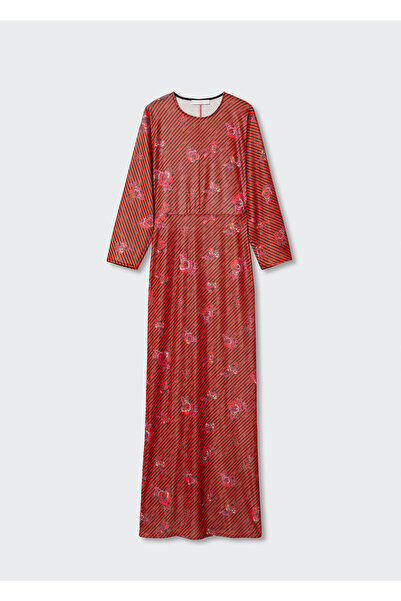 MANGO Woman Kirmizi Kadın Yetişkin Elbise  37095835