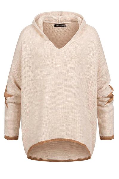 Cloud5ive Damen Cloud5ive Damen Oversized Hoodie mit Stern Print hinten