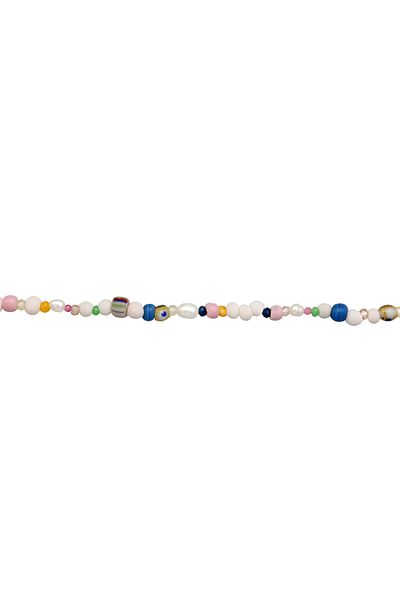 ELLI Halskette Gerdanlık Kette Boncuk Perlen Bunt Sommermix 925 Gümüş