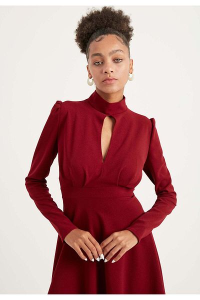 Herita Langärmliges Minikleid