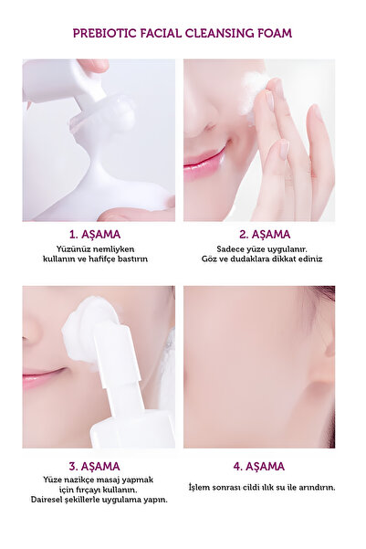 Trinova PREBİYOTİK LİCORİCE YÜZ TEMİZLEME KÖPÜĞÜ 165ml