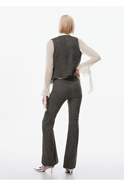 MANGO Woman Çan Kesim Kumaş Pantolon