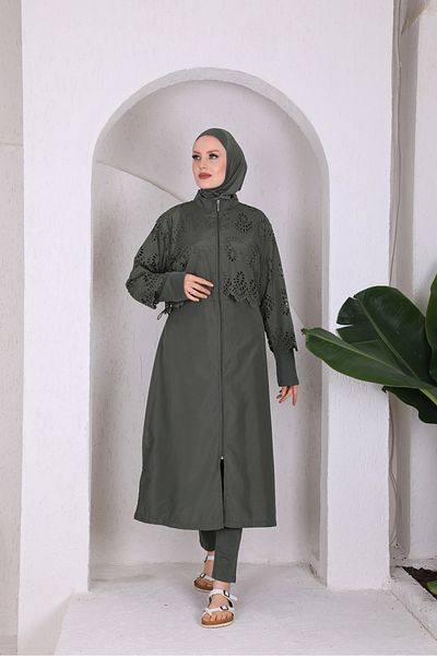 Zey&Ka Butik ملابس سباحة مقاس كبير مقطوعة بالليزر