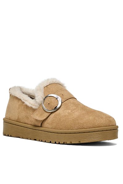 Tonny Black Kurze Stiefel aus Wildleder in Nude für Damen mit bequemer Passform