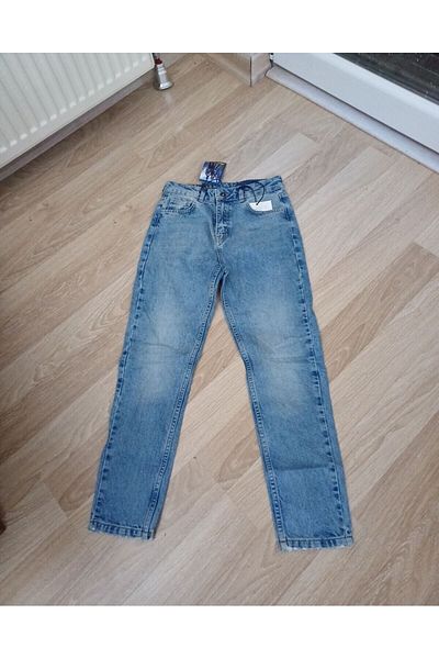 ARDSU Blugi Pantaloni Denim cu talie înaltă Blugi groși