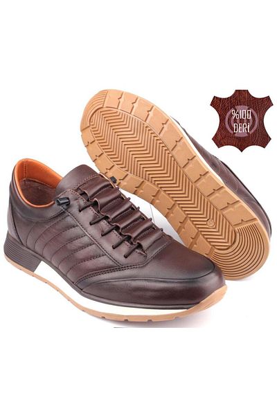 DETECTOR Inner Outer Genuine Leather Orthopedic Ultra Comfortable Stylish Men's Shoes BRT01S