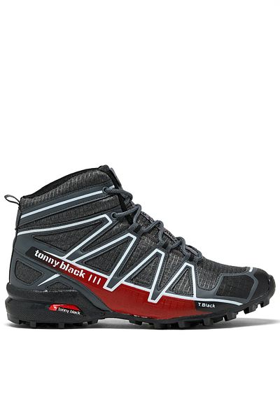 Tonny Black Unisex-Trekkingstiefel in Rauchweiß mit bequemer Passform