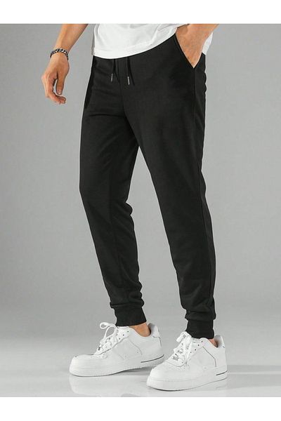 FUNSTYLE Ανδρικό Jogger Black Sweatpants