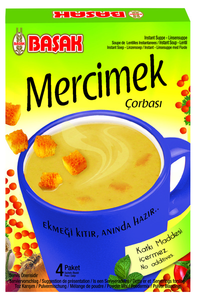BAŞAK Çabuk Çorba-Mercimek 22gr.x24adet