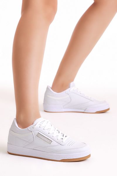 Tonny Black Weiße Unisex-Sportschuhe TB107
