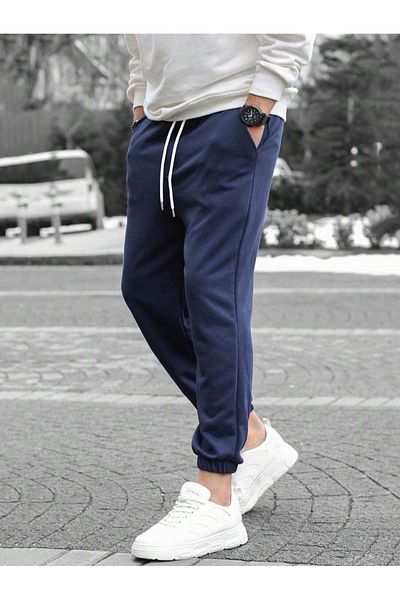 MOONBULL Herren-Jogginghose mit Taillenbändern