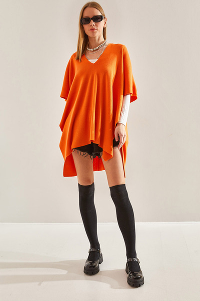 Bianco Lucci Women's Poncho Sweater