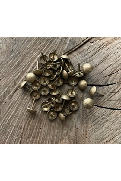 DMR 10MM MAT ANTİK SARI KABARA RAPTİYE MAT SARI KOLTUK KAPI ÇİVİSİ 100ADET