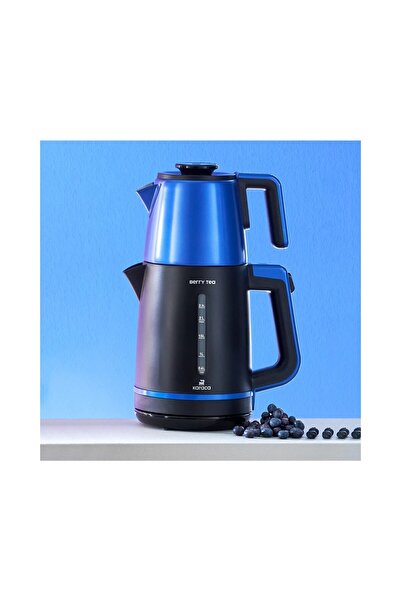 Karaca Berry Tea Çelik Demlikli Çay Makinesi ve Kettle Blueberry