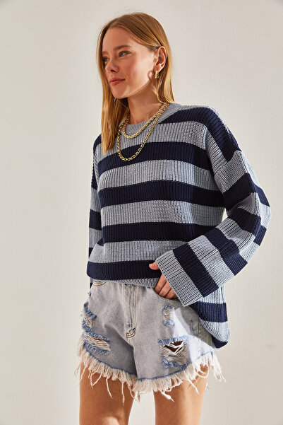 Bianco Lucci Dámský vzorovaný úpletový svetr