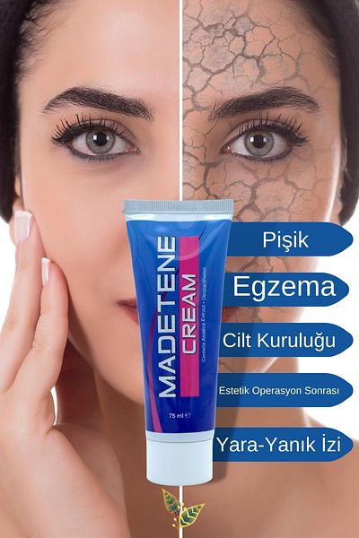 MADETENE Face Cream - Water Based, Intensive Moisturizer, 75 Ml, 24 Hour Effective, All Skin Types