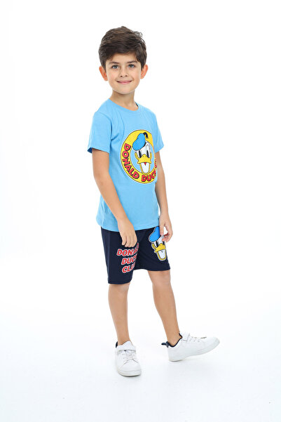e-çocuk Donald Duck Printed Boys' Set - Top and Bottom Set 2017