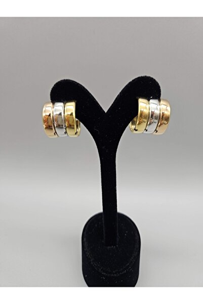 DURU AKSESUAR أقراط نموذج العلامة التجارية الفولاذية