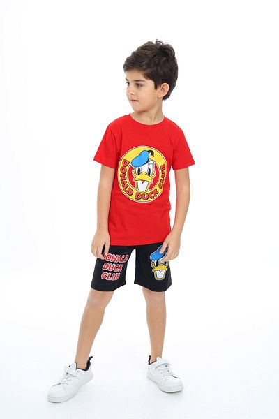 e-çocuk Donald Duck Printed Boys' Set - Top and Bottom Set 2017