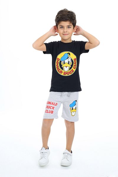 e-çocuk Donald Duck Printed Boys' Set - Top and Bottom Set 2017
