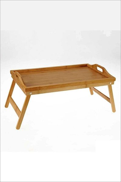 Akkoyunlu home Folding Leg Bamboo Bed Enjoyment Tray Fma08537