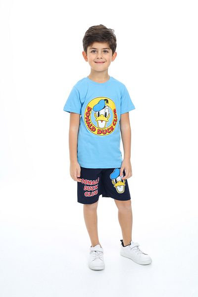 e-çocuk Donald Duck Printed Boys' Set - Top and Bottom Set 2017