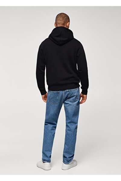 MANGO Man Pamuklu Kapüşonlu Sweatshirt