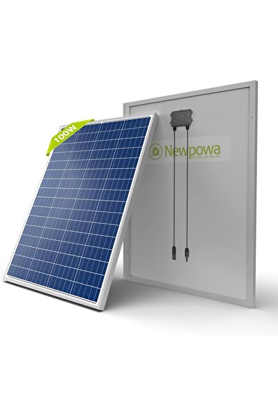 Newpowa 100 Watt 12 Volt Polikristal Güneş Paneli Tekne Karavanlar