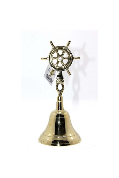hediyeconcepti Brass Rudder Special Design Hand Bell