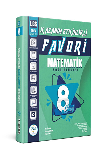 Ankara Yayıncılık 2024 Baskı Av LGS 8. Sınıf Matematik Kazanım Etkinlikli Fav...