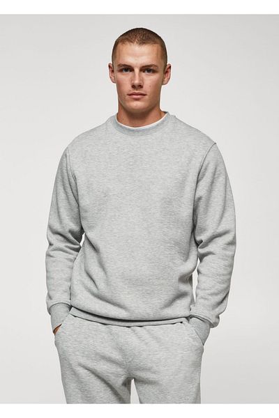 MANGO Man Leichtes Sweatshirt aus Baumwolle